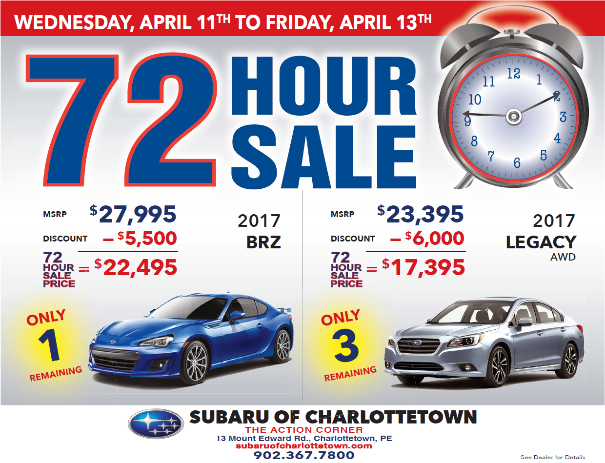 72 Hour Sale 72 Hour Sale