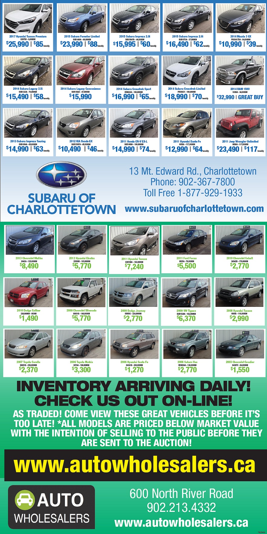 Subaru of Charlottetown Subaru of Charlottetown